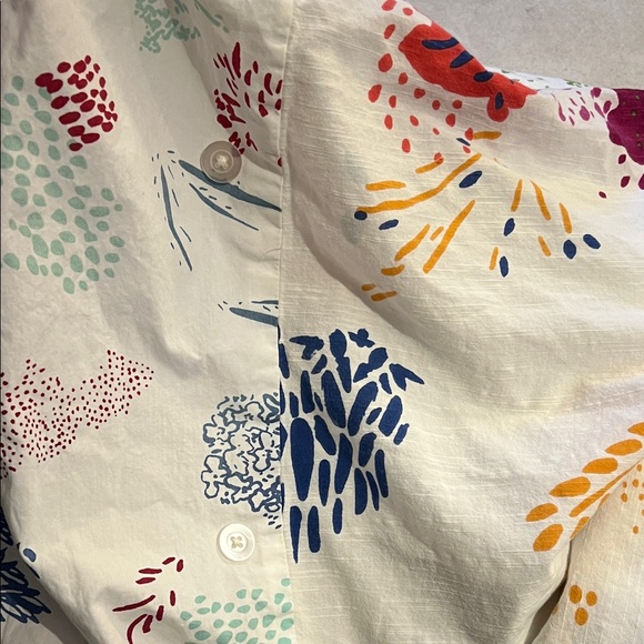 Anthropologie Floral Multicolor king duvet cover - Picture 6 of 7